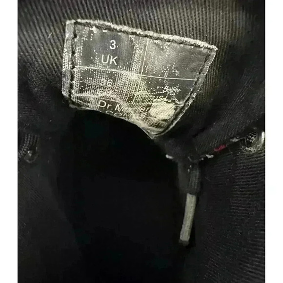 Rare Doc Martens Tattoo Floral Canvas Rubbery T Boots us 5 - Picture 11 of 11